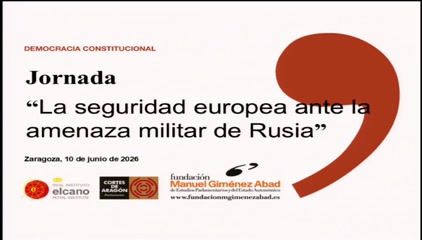 Jornada: "Seguridad europea...