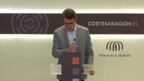 Rueda de prensa del G. P. Socialista