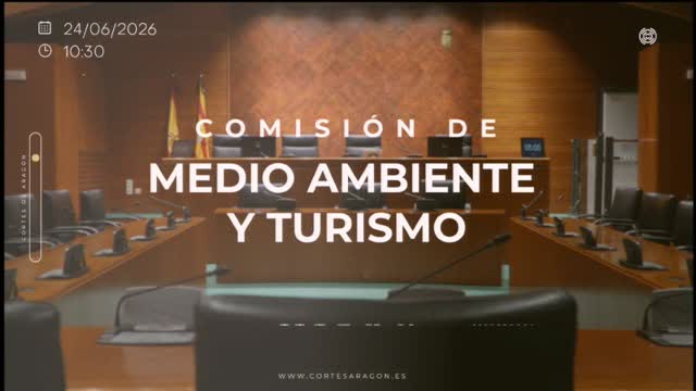 poster Comisión de Medio Ambiente y Turismo/R