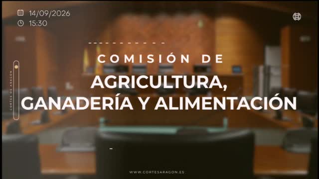 poster Comisión de Agricultura, Ganadería y Alimentación/B-19