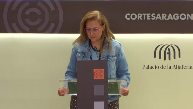poster Rueda de prensa de la A. P. Aragón-Teruel Existe (G. P. Mixto)