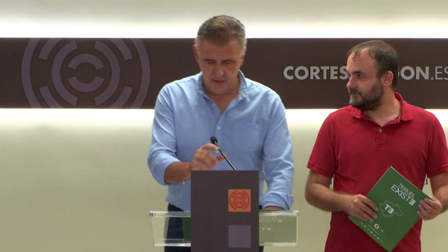 poster Rueda de prensa del G. P. Aragón Teruel Existe