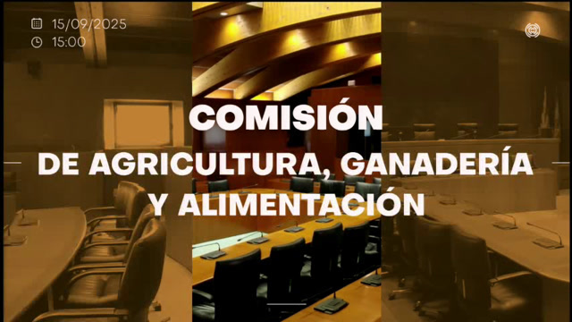 poster Comisión de Agricultura, Ganadería y Alimentación/B-205