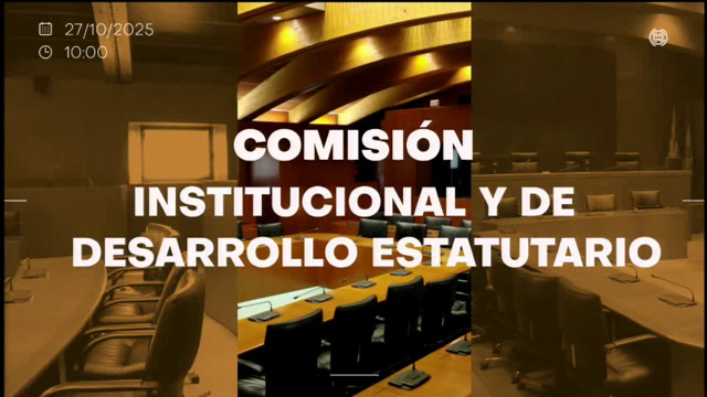 poster Comisión Institucional y de Desarrollo Estatutario/A-66