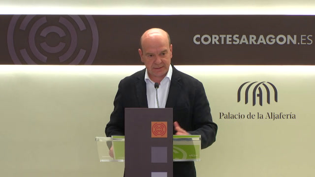 poster Rueda de prensa del G. P. VOX en Aragón