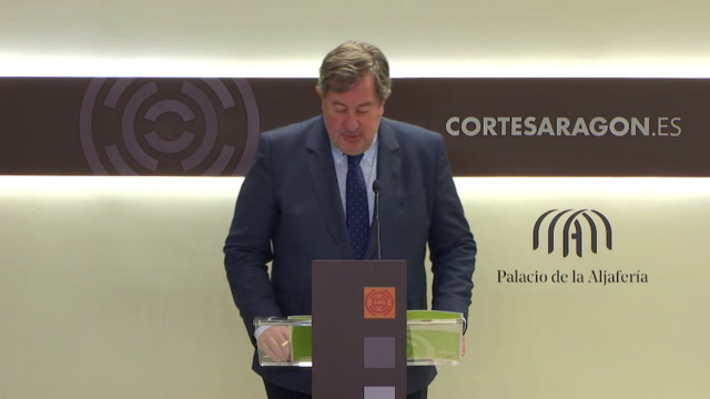 poster Rueda de prensa del G. P. VOX en Aragón