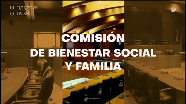 poster Comisión de Bienestar Social y Familia/A-69