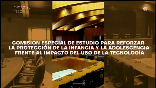 poster Comisión Especial de Estudio para reforzar la protección de la infancia y adolescencia frente...