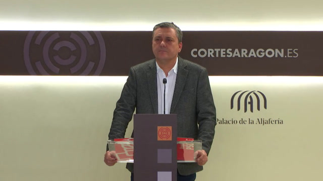 poster Rueda de prensa del G. P. Socialista