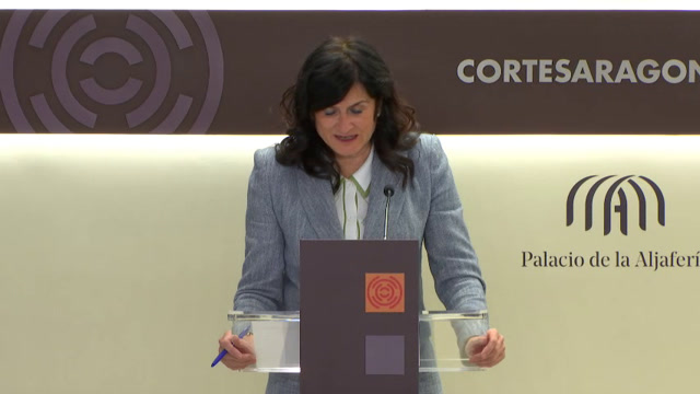 poster Rueda de prensa del G. P. Chunta Aragonesista