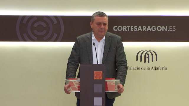 poster Rueda de prensa del G. P. Socialista