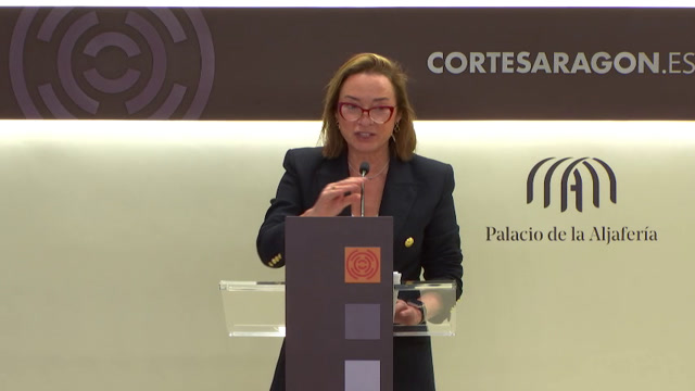 poster Rueda de prensa del G. P. VOX en Aragón