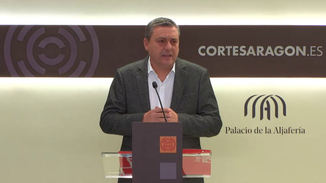 poster Rueda de prensa del G. P. Socialista