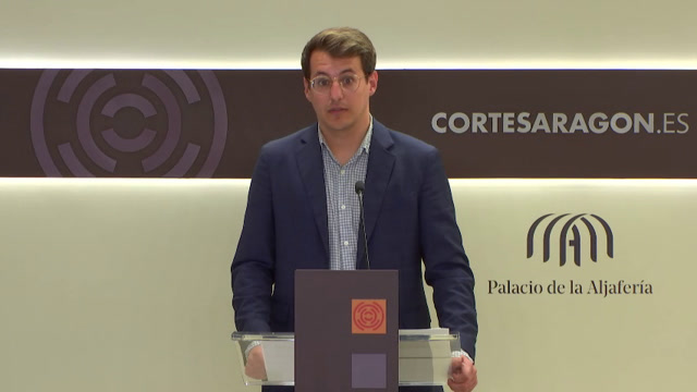 poster Rueda de prensa de Chunta Aragonesista