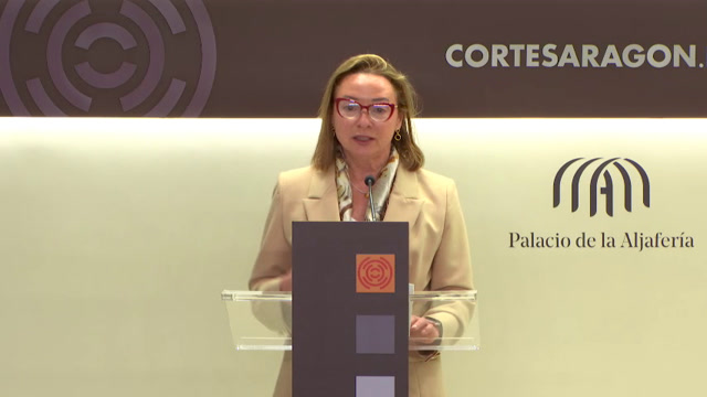 poster Rueda de prensa de Vox en Aragón 