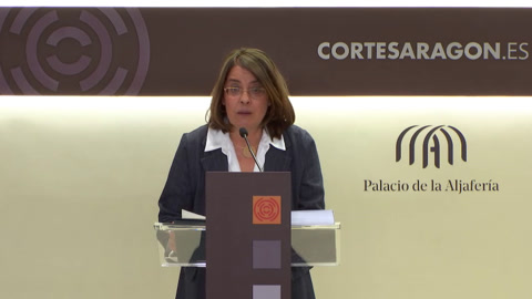 Rueda de prensa de la Justicia de Aragón