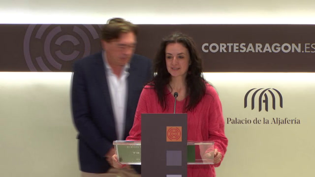 poster Rueda de prensa de las AA. PP. de Aragón-Teruel Existe e Izquierda Unida de Aragón (G. P. Mixto)