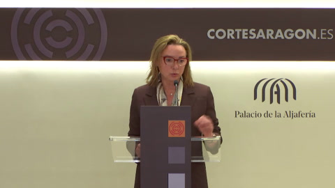 Rueda de prensa del G. P. Vox en Aragón