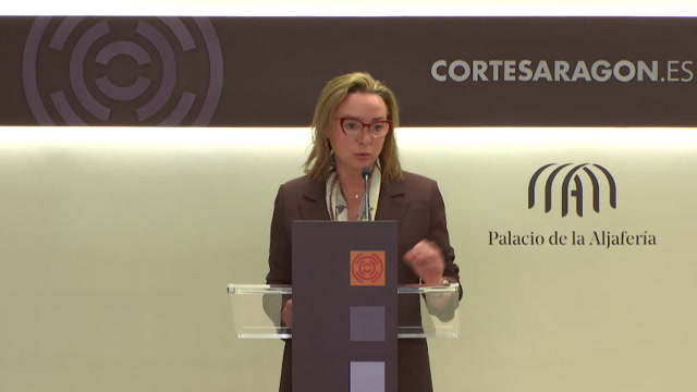 poster Rueda de prensa del G. P. Vox en Aragón