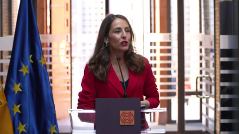 Rueda de prensa de la presidenta de las Cortes de Aragón