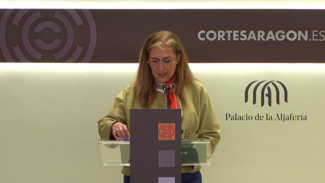 poster Rueda de prensa de la A. P. Aragón-Teruel Existe (G. P. Mixto)