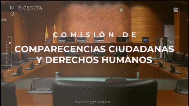 poster Comisión de Comparecencias Ciudadanas y Derechos Humanos/SESIÓN CONSTITUTIVA