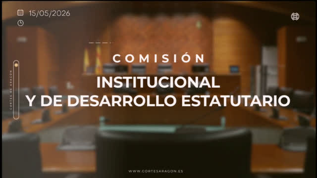 poster Comisión Institucional y de Desarrollo Estatutario / SESIÓN CONSTITUTIVA