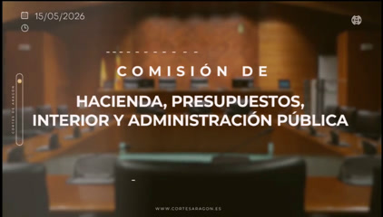 poster Comisión de Hacienda,...