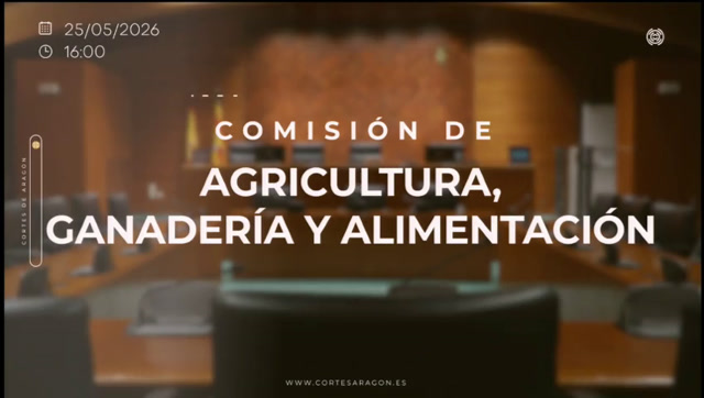 poster Comisión de Agricultura, Ganadería y Alimentación/A-7