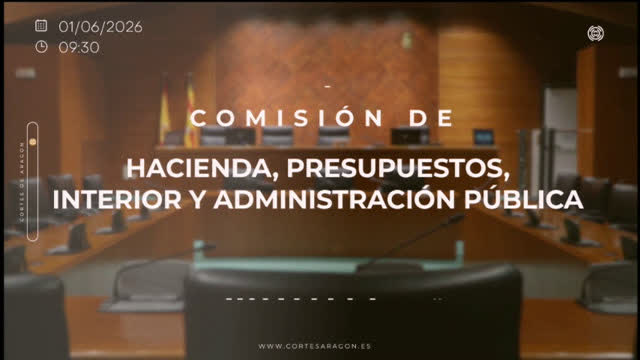 poster Comisión de Hacienda, Presupuestos, Interior y Administración Pública/B-1