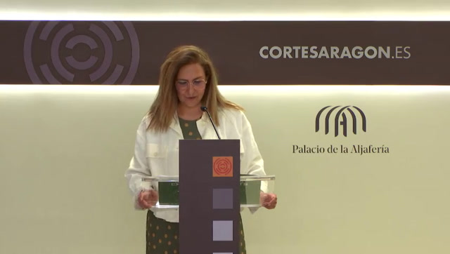 poster Rueda de prensa de la A. P. Aragón-Teruel Existe (G. P. Mixto)