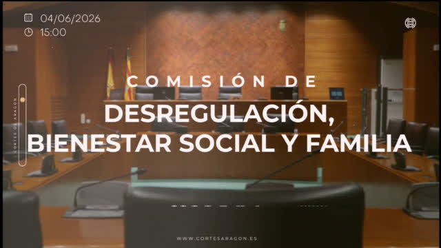 poster Comisión de Desregulación, Bienestar Social y Familia/B-7