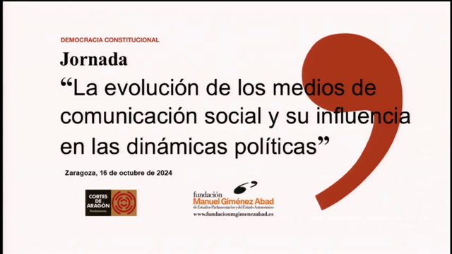 Jornada: "La evolución de los medios de comunicación social y su influencia en las dinámicas...