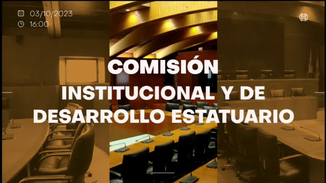 Comisión Institucional y de Desarrollo Estatutario/B-3