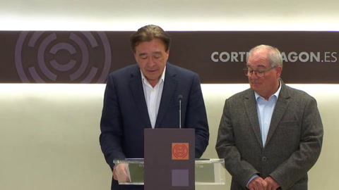 Rueda de prensa del G. P. Aragón-Teruel Existe