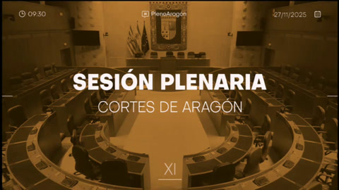 Sesión plenaria 27 y 28 de noviembre de 2025